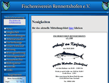 Tablet Screenshot of fischereiverein-rennertshofen.de